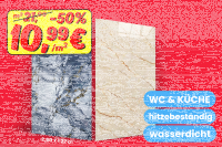 Wandpaneele Wandverkleidung Wandplatten PVC Marmoroptik Hochglanz  260 x 122 cm