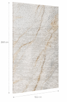 Wandpaneele Wandverkleidung Wandplatten PVC Marmoroptik Hochglanz  260 x 122 cm