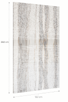 Wandpaneele Wandverkleidung Wandplatten PVC Marmoroptik Hochglanz  260 x 122 cm