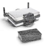 SET* Frank&Müller 2000W Edelstahl Multigrill...