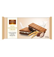 Sandwich Kekse Kakao mit Cremefüllung 185g