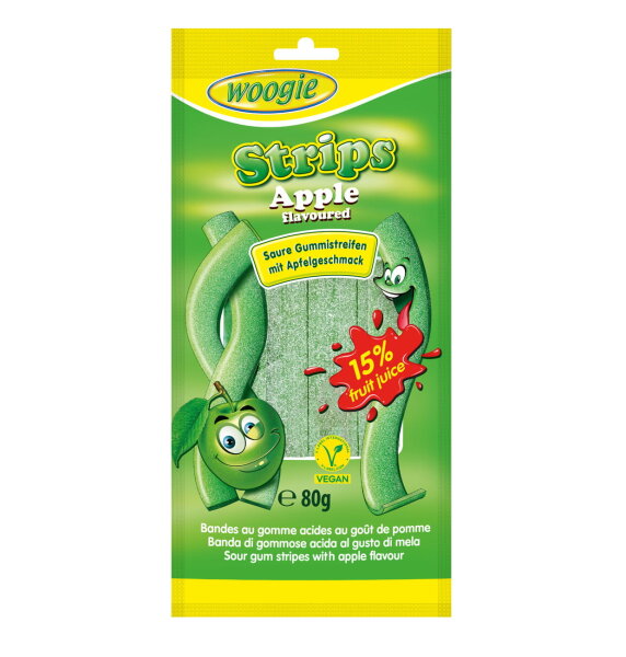 Apple Strips 80g