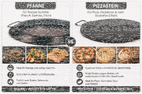 Steinofen Pizzamaker Lahmacun Pizza Fisch Fladenbrot Maronen