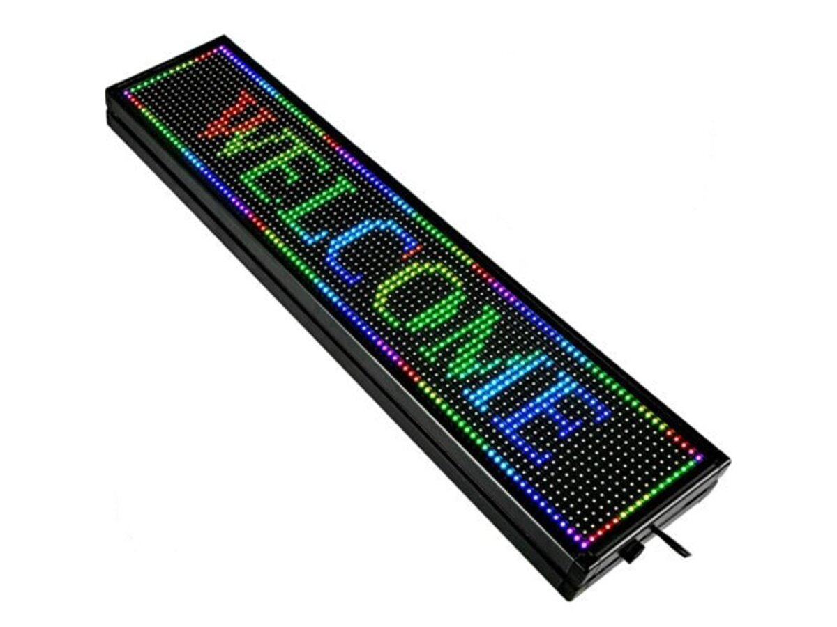 LED Laufschrift / LED Display Werbeanzeige Beidseitig FARBIG WI-FI Ap,  259,99 €