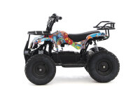 UltraMotors 1000W - 48V Kinder E-Quad 6-25 km/h Grafiti