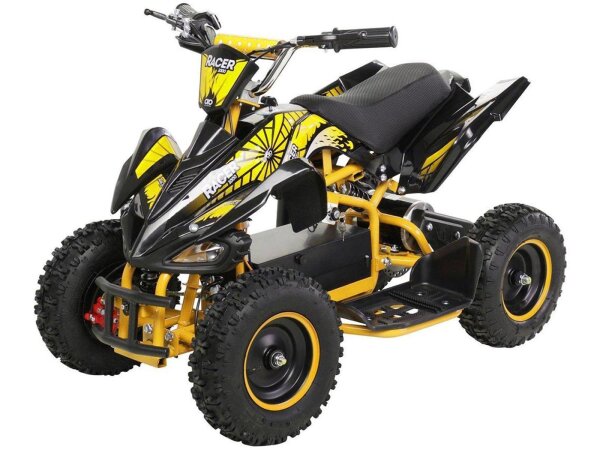UltraMotors 800W Kinder E-Quad 6-25 km/h Gelb