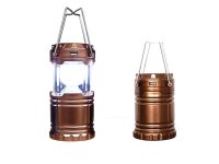 LED Lampe Tragbar 360 Grad Solar  Camping Laterne Wiederaufladbar