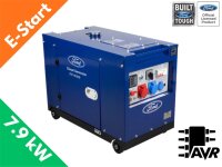 Ford® FDT10500SE Diesel Stromerzeuger Generator Notstromaggregat 7,9 kW mit E-Start