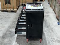 ULTRATOOLZ Werkstattwagen befüllt mit Werkzeug 7/7 + Drehmomentschlüssel - Chrom Vanadium