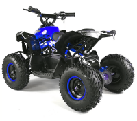 UltraMotors E- Kinderquad Mini ATV Pocketbike Pocketquad 1000W 48V -  8-28km/h - Blau