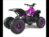 UltraMotors E- Kinderquad Mini ATV Pocketbike Pocketquad 1000W 48V - 8-28km/h - Pink