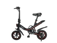 E-Bike 14Zoll Klapprad E-BIKE, 250W/10AH,IP54 LED Scheinwerfer,DYU, Heckmotor, (E-fahrräder, E-citybike, E-mopeds),Scheibenbremse vorne und hinten, Sitzhöhe verstellbar