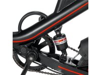 E-Bike 14Zoll Klapprad E-BIKE, 250W/10AH,IP54 LED Scheinwerfer,DYU, Heckmotor, (E-fahrräder, E-citybike, E-mopeds),Scheibenbremse vorne und hinten, Sitzhöhe verstellbar