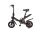 E-Bike 14Zoll Klapprad E-BIKE, 250W/10AH,IP54 LED Scheinwerfer,DYU, Heckmotor, (E-fahrräder, E-citybike, E-mopeds),Scheibenbremse vorne und hinten, Sitzhöhe verstellbar